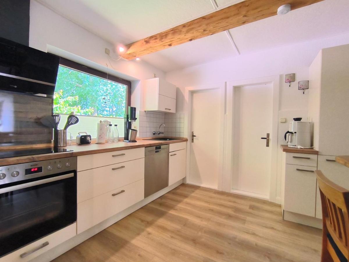 Ferienwohnung Zwischen Den Meeren - Schoene Und Gemuetliche Fewo Mit Garten Dorpstedt Eksteriør billede